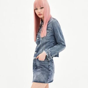 Ripped denim jacket - Image 2