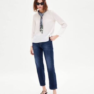 Shirt with printed tied bow detail - Image 2
